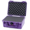 Pelican 1150 Case, Amethyst Pick & Pluck Foam with Convolute Lid Foam ColorCase 011500-0001-450-450