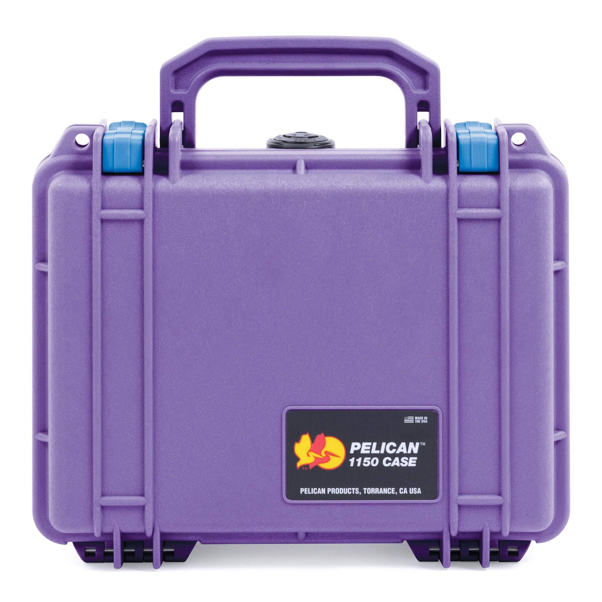 Pelican 1150 Case, Amethyst with Blue Latches ColorCase 