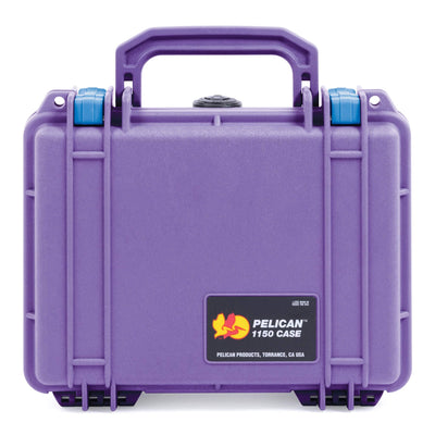 Pelican 1150 Case, Amethyst with Blue Latches ColorCase