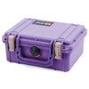 Pelican 1150 Case, Amethyst with Desert Tan Latches ColorCase