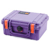 Pelican 1150 Case, Amethyst with Orange Latches ColorCase