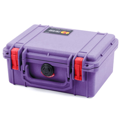 Pelican 1150 Case, Amethyst with Red Latches ColorCase