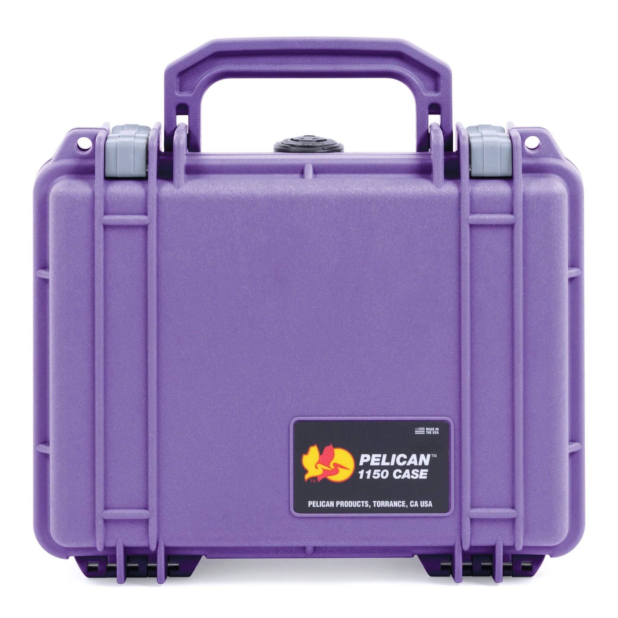 Pelican 1150 Case, Amethyst with Silver Latches ColorCase 