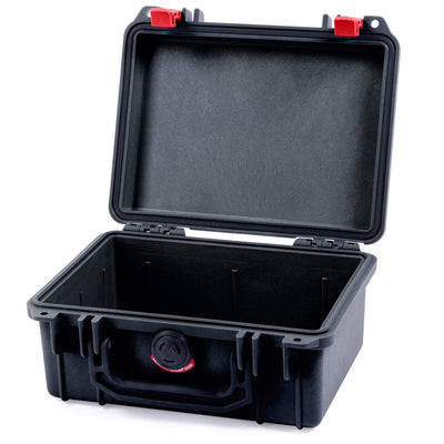 Pelican 1150 Case, Black with Red Latches None (Case Only) ColorCase 011500-0000-110-320