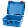 Pelican 1150 Case, Blue with Red Latches None (Case Only) ColorCase 011500-0000-120-320