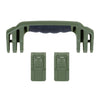 Pelican 1450 Replacement Handle & Latches, OD Green (Set of 1 Handle, 2 Push-Button Latches) ColorCase