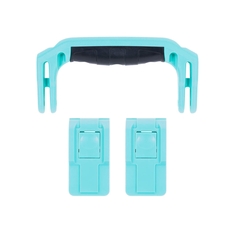 Pelican 1485 Air Replacement Handle & Latches, Teal (Set of 1 Handle, 2 Latches) ColorCase 