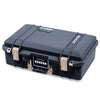 Pelican 1485 Air Case, Black with Desert Tan Handle & Latches ColorCase