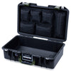 Pelican 1485 Air Case, Black with OD Green Handle & Latches Mesh Lid Organizer Only ColorCase 014850-0100-110-131