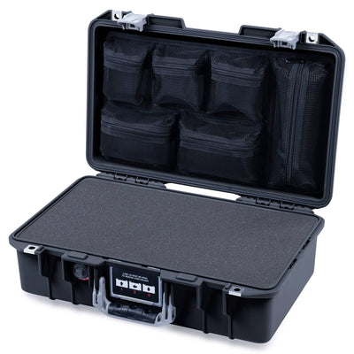 Pelican 1485 Air Case, Black with Silver Latches ColorCase