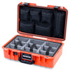 Pelican 1485 Air Case, Orange with Black Latches ColorCase