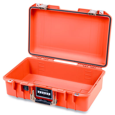 Pelican 1485 Air Case, Orange with Desert Tan Latches None (Case Only) ColorCase 014850-0000-150-311