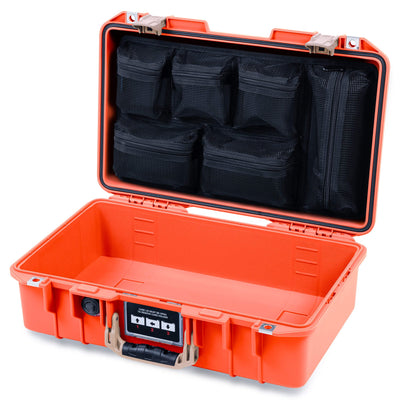 Pelican 1485 Air Case, Orange with Desert Tan Latches ColorCase