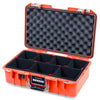 Pelican 1485 Air Case, Orange with Desert Tan Latches TrekPak Divider System with Convolute Lid Foam ColorCase 014850-0020-150-311