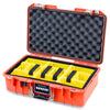 Pelican 1485 Air Case, Orange with Desert Tan Latches ColorCase