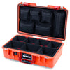 Pelican 1485 Air Case, Orange with Red Handle & Latches TrekPak Divider System with Mesh Lid Organizer ColorCase 014850-0120-150-321