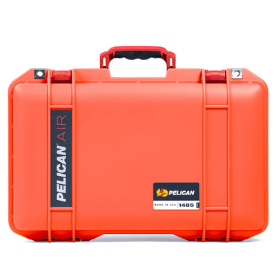 Pelican 1485 Air Case, Orange with Red Handle & Latches ColorCase