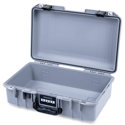 Pelican 1485 Air Case, Silver with Black Latches None (Case Only) ColorCase 014850-0000-180-111