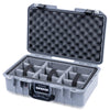 Pelican 1485 Air Case, Silver with Black Latches ColorCase