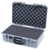 Pelican 1485 Air Case, Silver with OD Green Handle & Latches Pick & Pluck Foam with Convoluted Lid Foam ColorCase 014850-0001-180-131