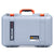 Pelican 1485 Air Case, Silver with Orange Latches ColorCase 