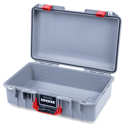 Pelican 1485 Air Case, Silver with Red Latches None (Case Only) ColorCase 014850-0000-180-321