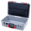 Pelican 1485 Air Case, Silver with Red Latches ColorCase