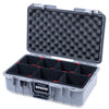 Pelican 1485 Air Case, Silver TrekPak Divider System with Convolute Lid Foam ColorCase 014850-0020-180-181