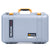 Pelican 1485 Air Case, Silver with Yellow Latches ColorCase 