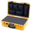 Pelican 1485 Air Case, Yellow with Black Latches ColorCase