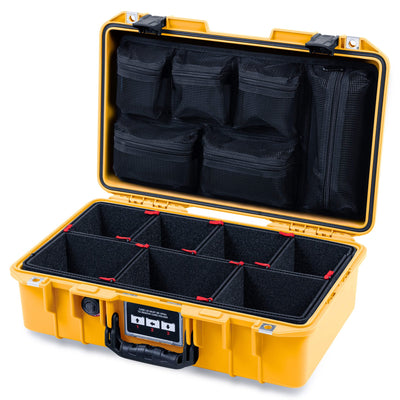 Pelican 1485 Air Case, Yellow with Black Latches ColorCase