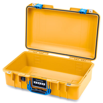 Pelican 1485 Air Case, Yellow with Blue Latches None (Case Only) ColorCase 014850-0000-240-121