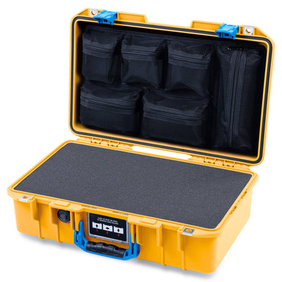 Pelican 1485 Air Case, Yellow with Blue Latches ColorCase