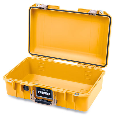 Pelican 1485 Air Case, Yellow with Desert Tan Handle & Latches None (Case Only) ColorCase 014850-0000-240-311