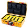 Pelican 1485 Air Case, Yellow with Red Latches ColorCase