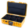 Pelican 1485 Air Case, Yellow TrekPak Divider System with Computer Pouch ColorCase 014850-0220-240-241