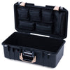 Pelican 1506 Air Case, Black with Desert Tan Handles & Latches ColorCase