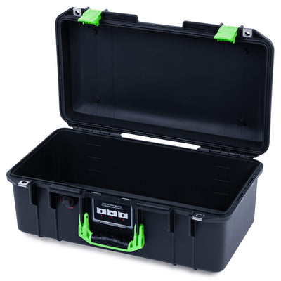 Pelican 1506 Air Case, Black with Lime Green Handles & Latches None (Case Only) ColorCase 015060-0000-110-301