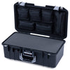 Pelican 1506 Air Case, Black with Silver Handles & Latches ColorCase