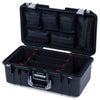 Pelican 1506 Air Case, Black with Silver Handles & Latches ColorCase