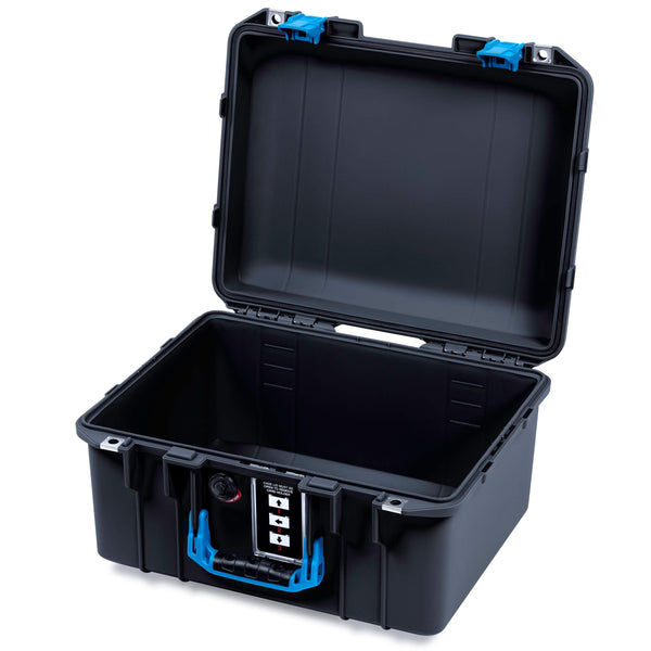 Pelican 1507 Air Case, Black with Blue Handle & Latches