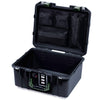 Pelican 1507 Air Case, Black with OD Green Handle & Latches ColorCase