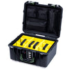 Pelican 1507 Air Case, Black with OD Green Handle & Latches ColorCase