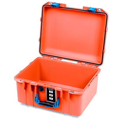 Pelican 1507 Air Case, Orange with Blue Handle & Latches None (Case Only) ColorCase 015070-0000-150-121