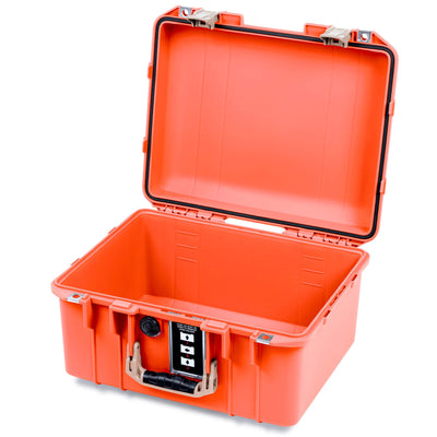 Pelican 1507 Air Case, Orange with Desert Tan Handle & Latches None (Case Only) ColorCase 015070-0000-150-311