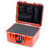 Pelican 1507 Air Case, Orange with Silver Handle & Latches ColorCase