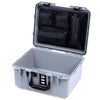 Pelican 1507 Air Case, Silver with Black Handle & Latches ColorCase