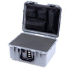 Pelican 1507 Air Case, Silver with Black Handle & Latches ColorCase