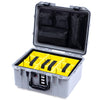 Pelican 1507 Air Case, Silver with Black Handle & Latches ColorCase