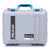 Pelican 1507 Air Case, Silver with Blue Handle & Latches ColorCase 